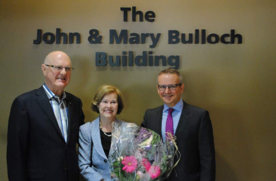 The John and Mary Bulloch Building dedication