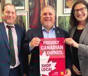 Corinne Pohlmann, Jasmin Guénette et Gord Johns