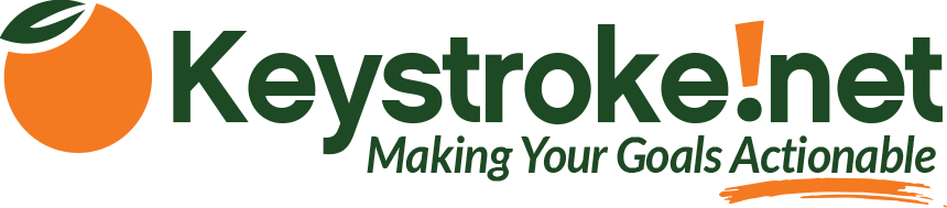 Keystroke logo - Making your goals actionable