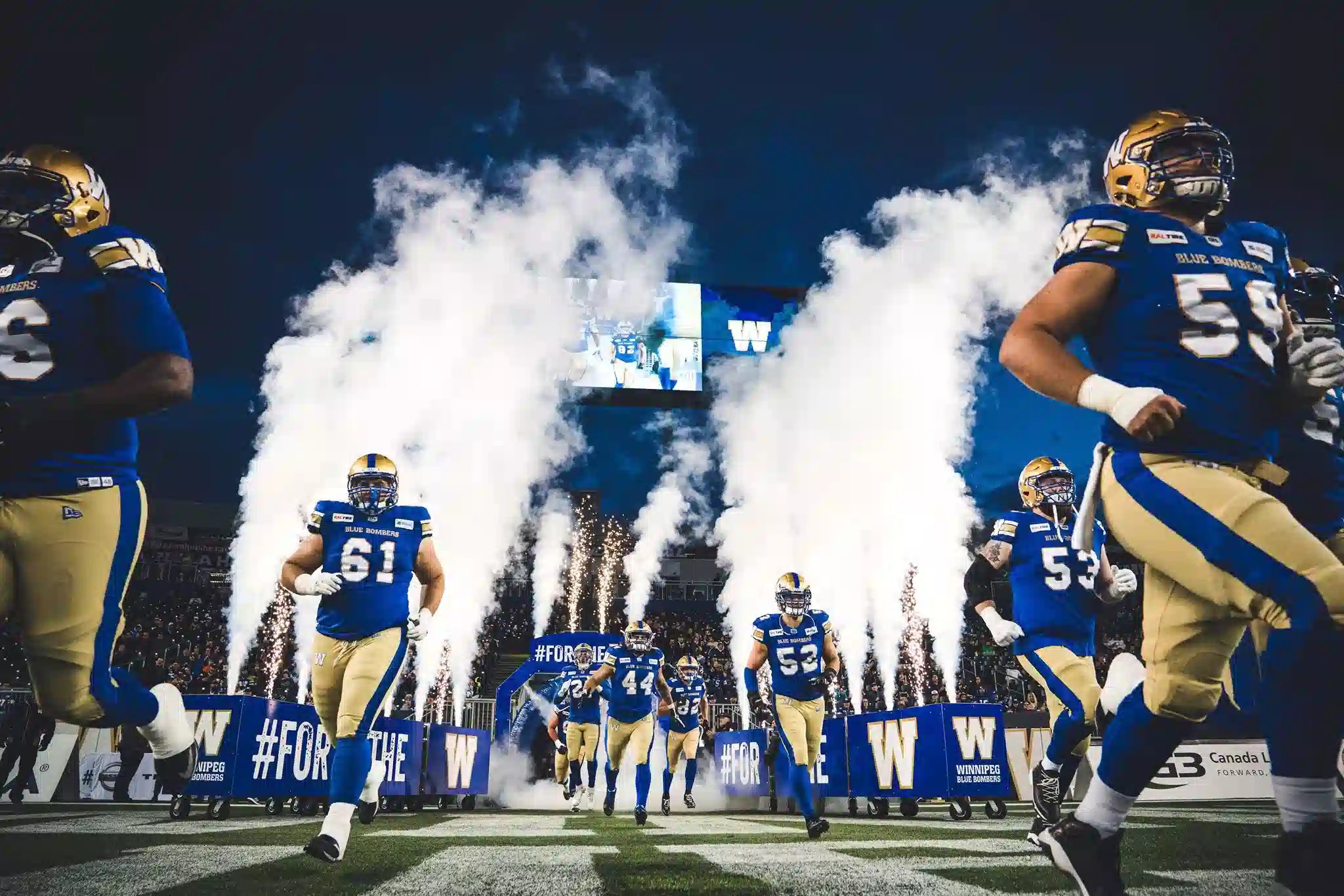 Winnipeg Blue Bombers team