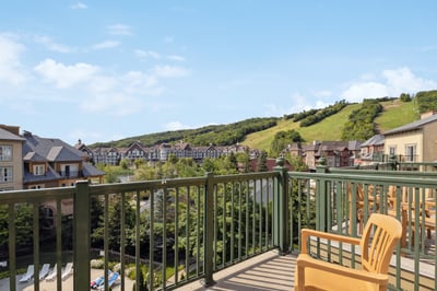 Balcony at Blue Mountain accomodation