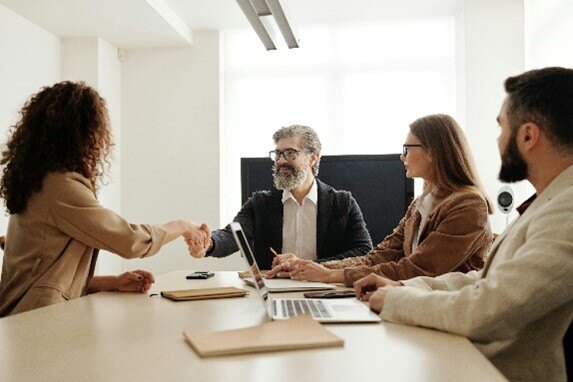 Interview at a company