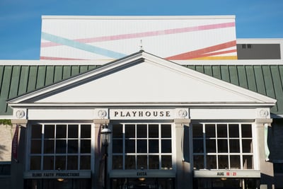 La façade du bâtiment du Fredericton Playhouse