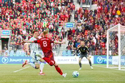Matty Longstaff scoring on opposing team