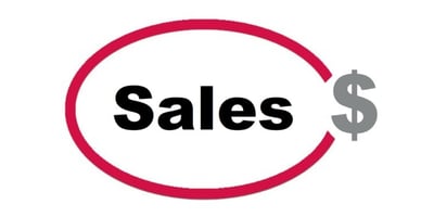 The word Sales with a dollar sign representing the fact that not all of SMEs are making normal sales