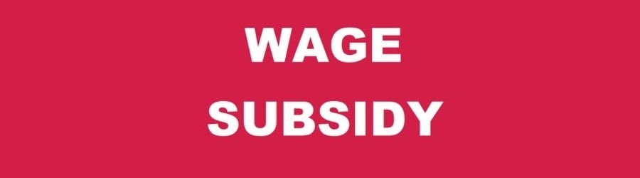 Wage subsidy