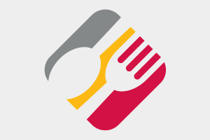 Icon showing a spoon and a fork symbolizing restaurants