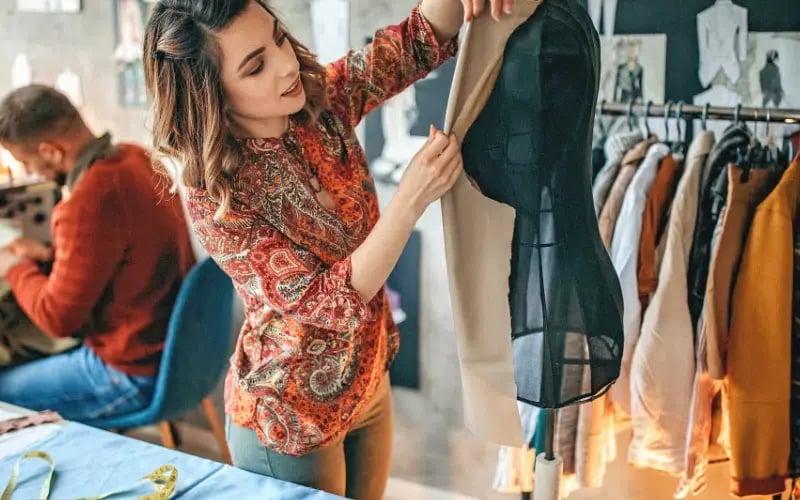 Small business owner in her shop