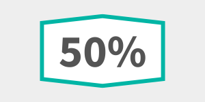 50% icon