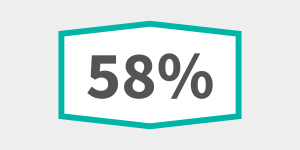 58% icon