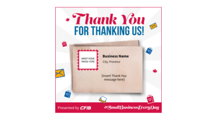 Big Thank You Contest Customizable Template