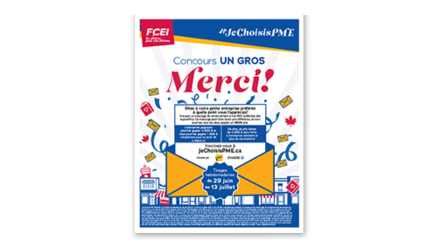 Affiche à imprimer - Concours un gros MERCI