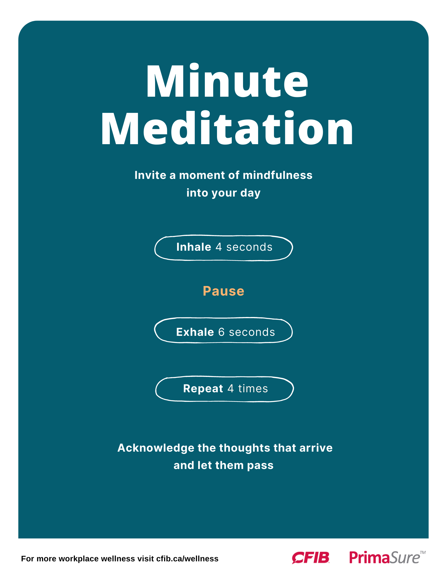 Minute Meditation poster