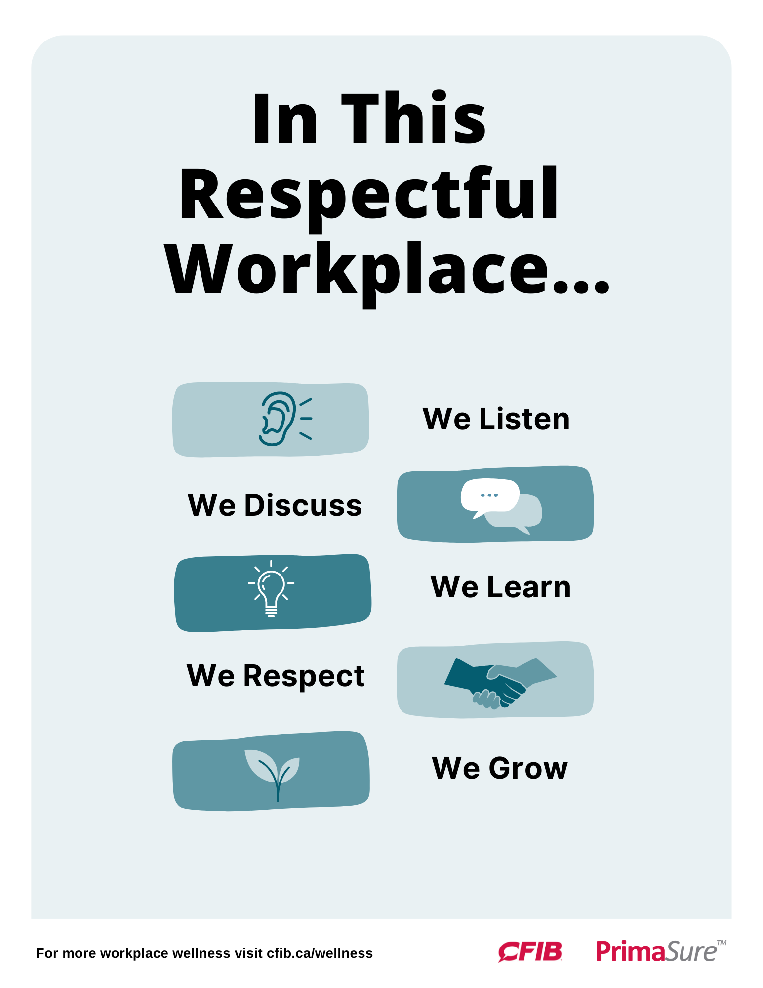 Respectful Workplace poster