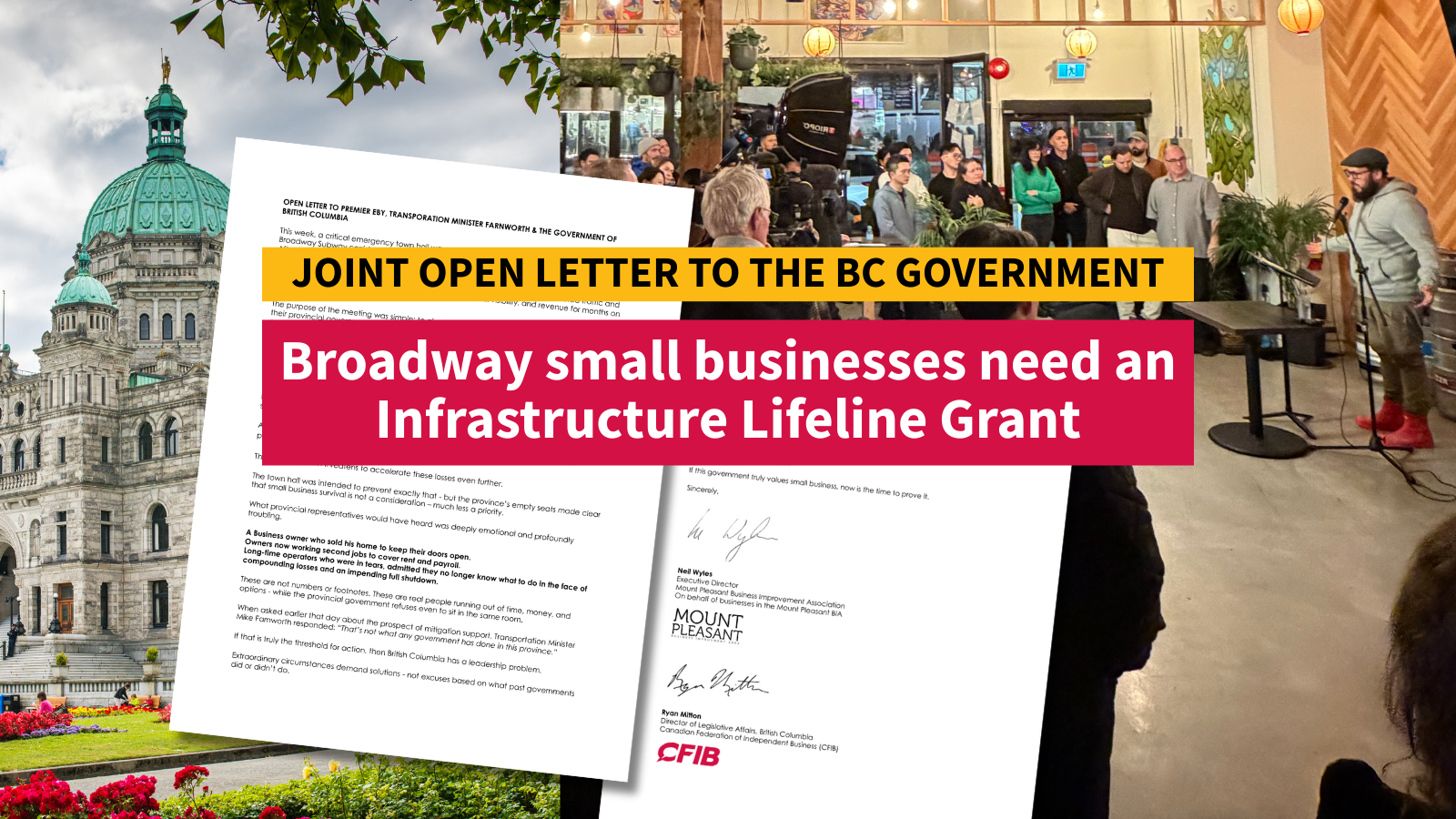 Joint open letter urges British Columbia to support Broadway small ...