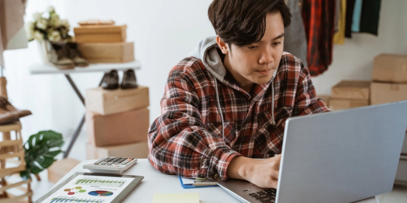 Business owner learning about fundamentals of corporate finance