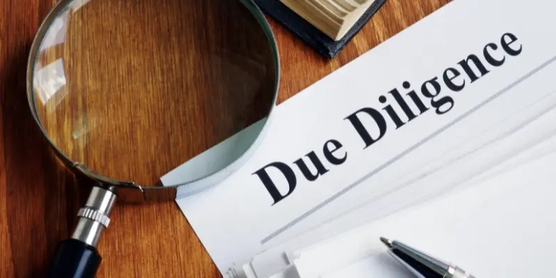 Due diligence on paper