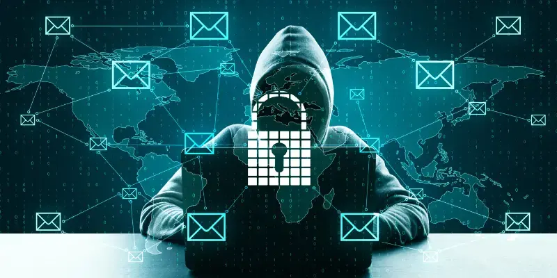 Cybercriminal hacking emails