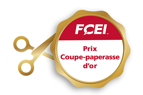 Logo du Prix Coupe-paperasse d'or