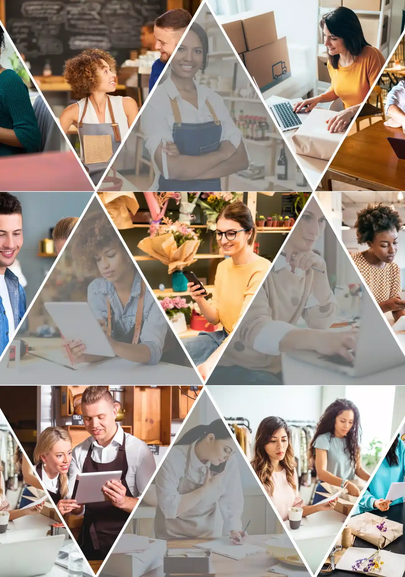 Scenes from lives of small business owners