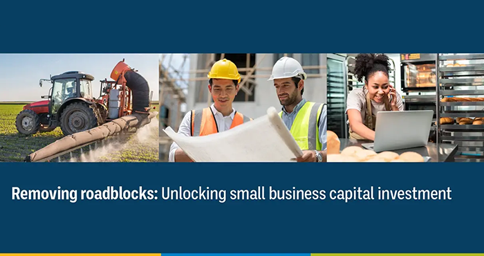 Unlocking small business capital investment report