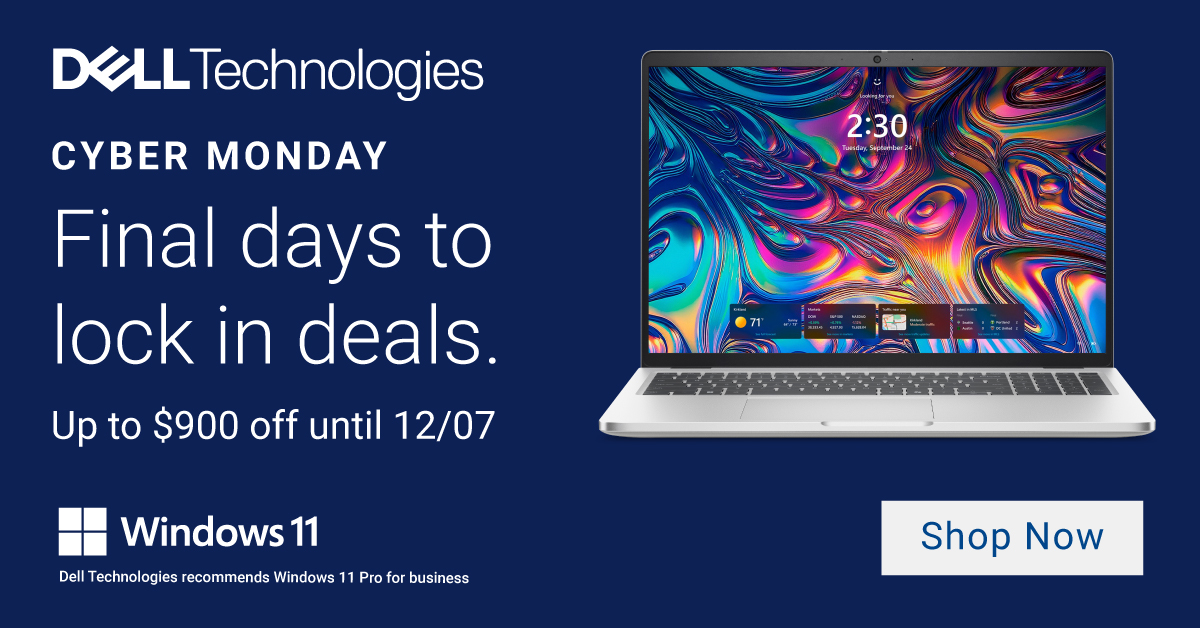 CYBER MONDAY. Final days to lock in deals. Up to $900 off until 12/07.