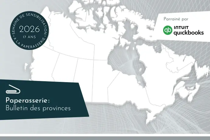 2026 Paperasserie : Bulletin des provinces