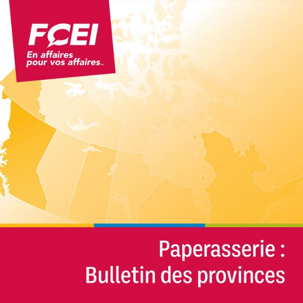Paperasserie : Bulletin des provinces