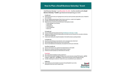 Event Planning Checklist