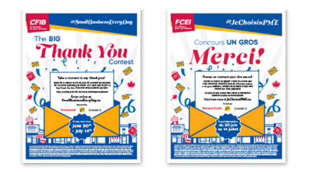 Big Thank You Contest Posters