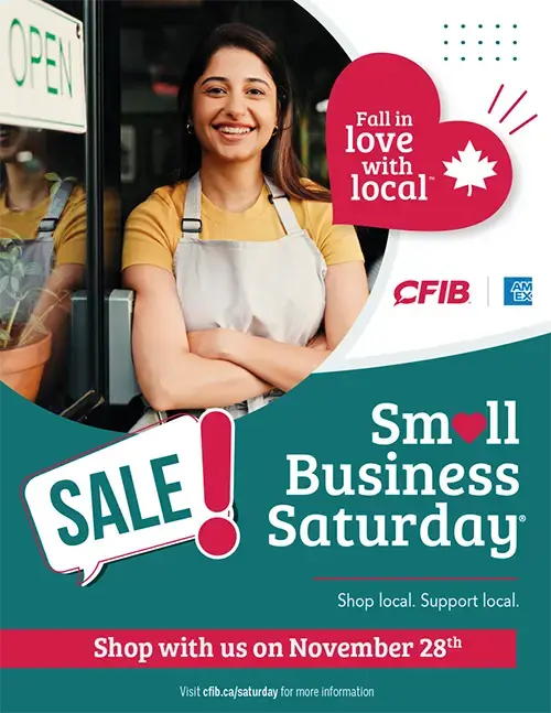 Small Business Saturday Sale Poster